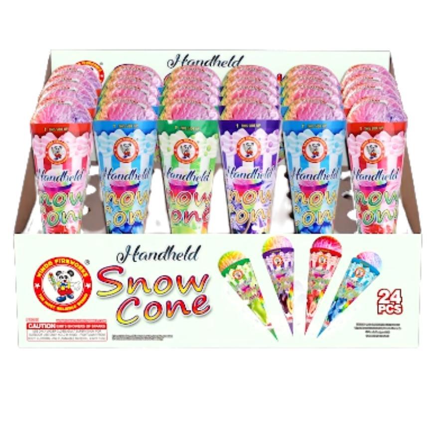 Handheld Snow Cone | Standard Handheld Fountain Spur™ by Winda Fireworks -Shop Online for Standard Novelty at Elite Fireworks!