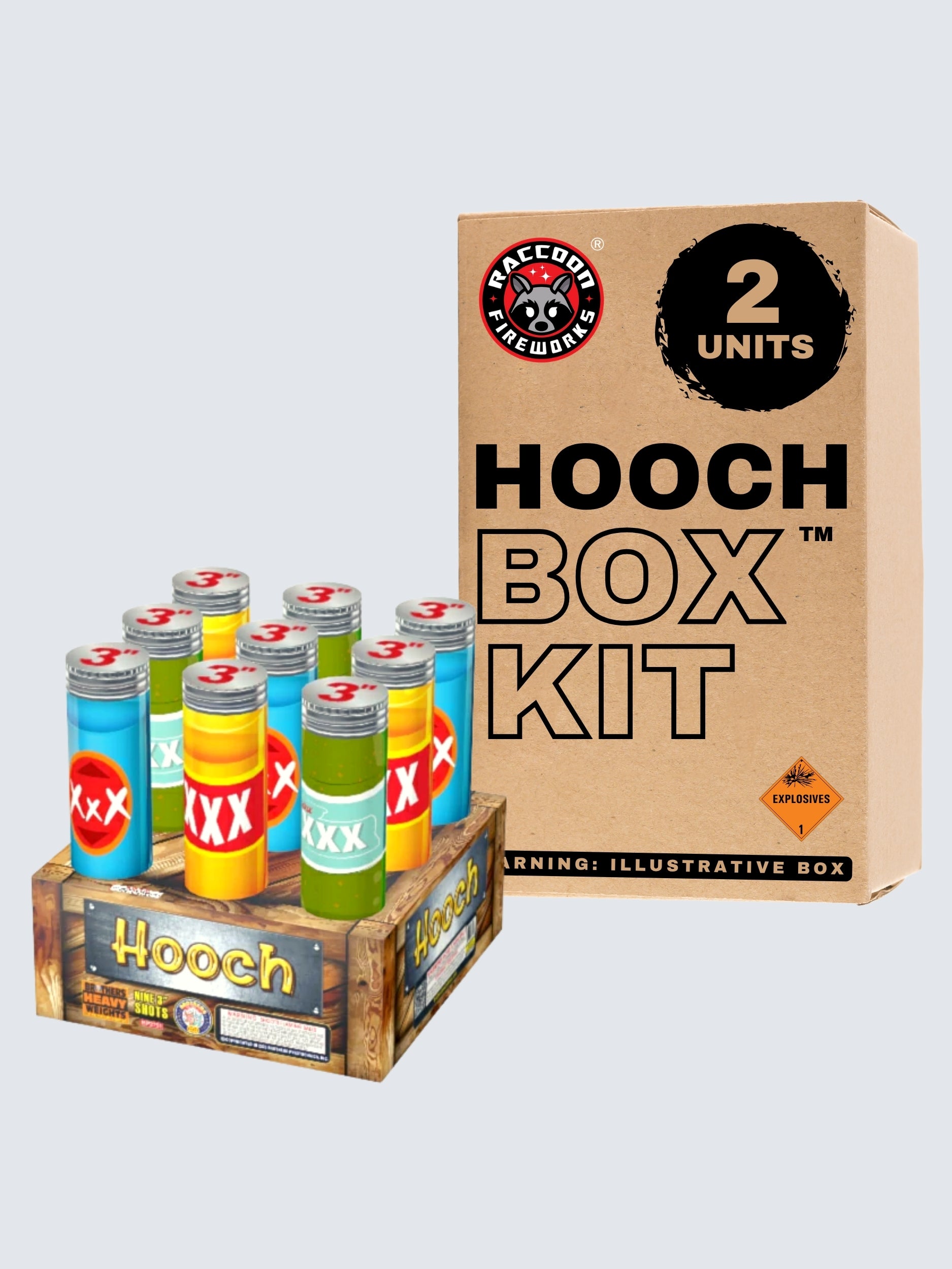 Hooch | 9 Shot Aerial Repeater by Brothers Pyrotechnics -Shop Online for NOAB Cake at Elite Fireworks!