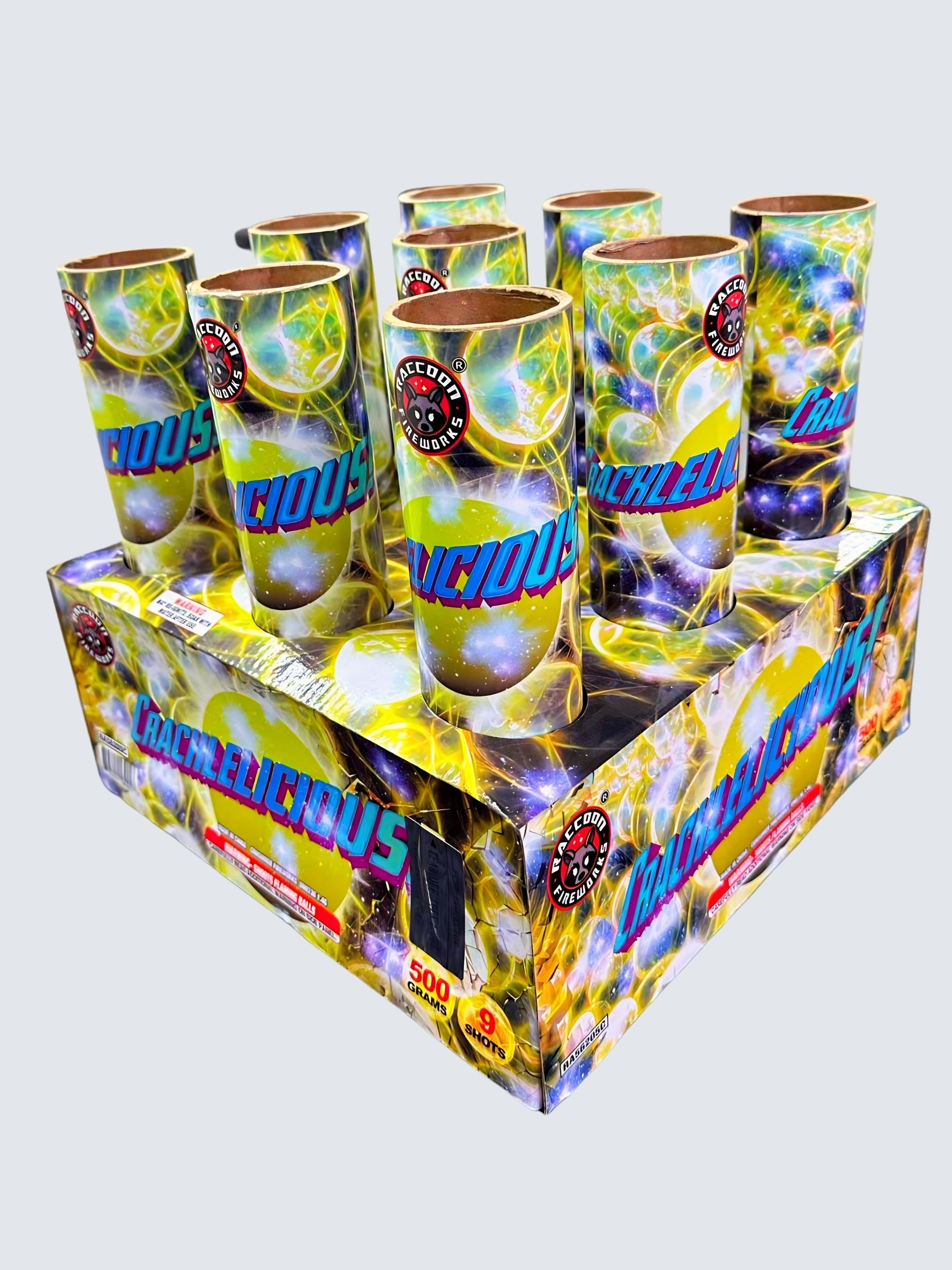 Hot As Hell - Cracklelicious - Magnum Tremors | NOAB Set with Variable Box Kit™ Options by Raccoon Fireworks -Shop Online for NOAB Cake at Elite Fireworks!