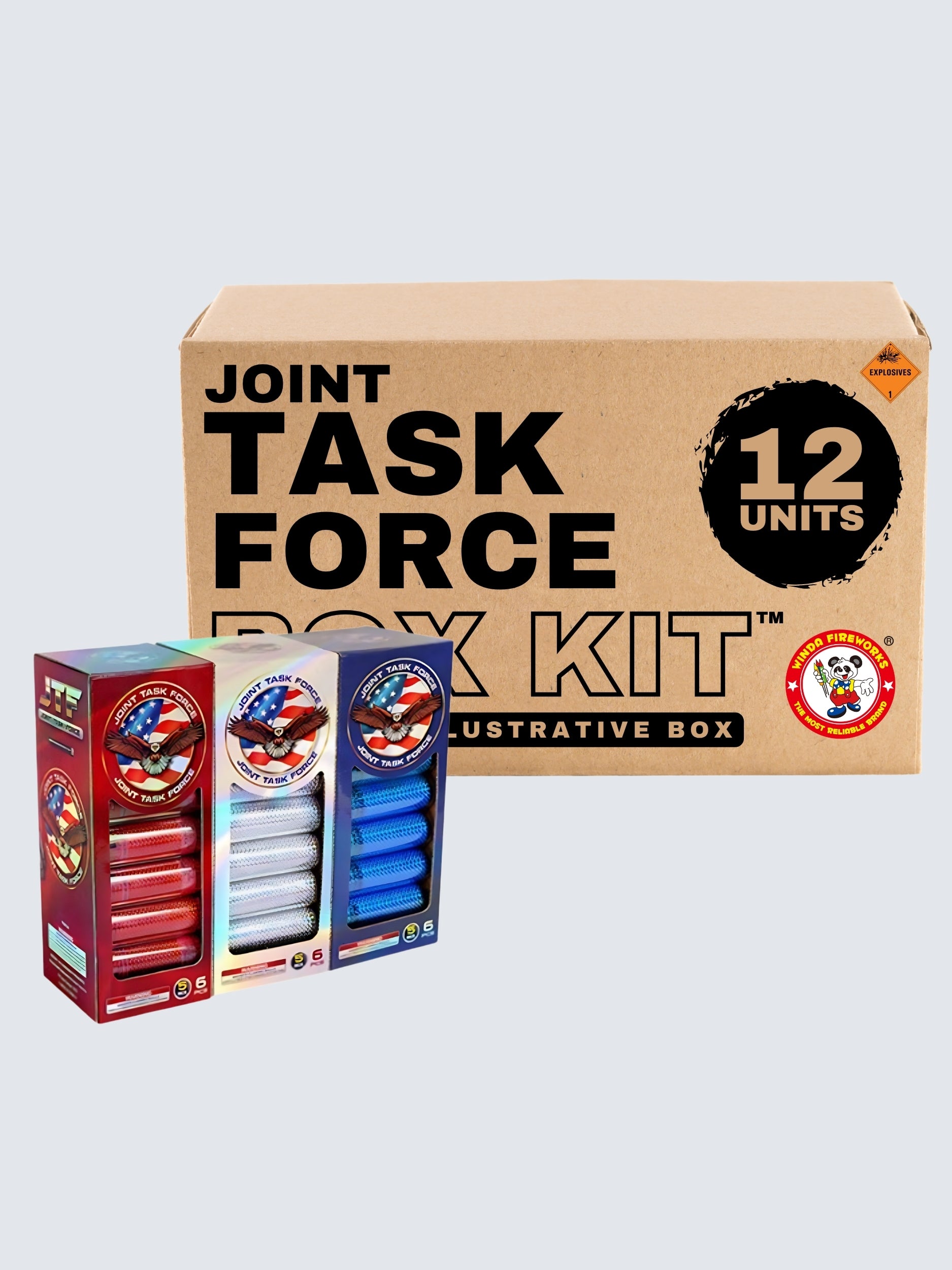Joint Task Force | 6 Break Artillery Shell by Winda Fireworks -Shop Online for X-tra Large Canister Kit™ at Elite Fireworks!