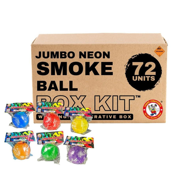 Smoke Bombs curio foil 1枚 Jumbo Neon Smoke Ball | Assorted Colors at Elite Fireworks