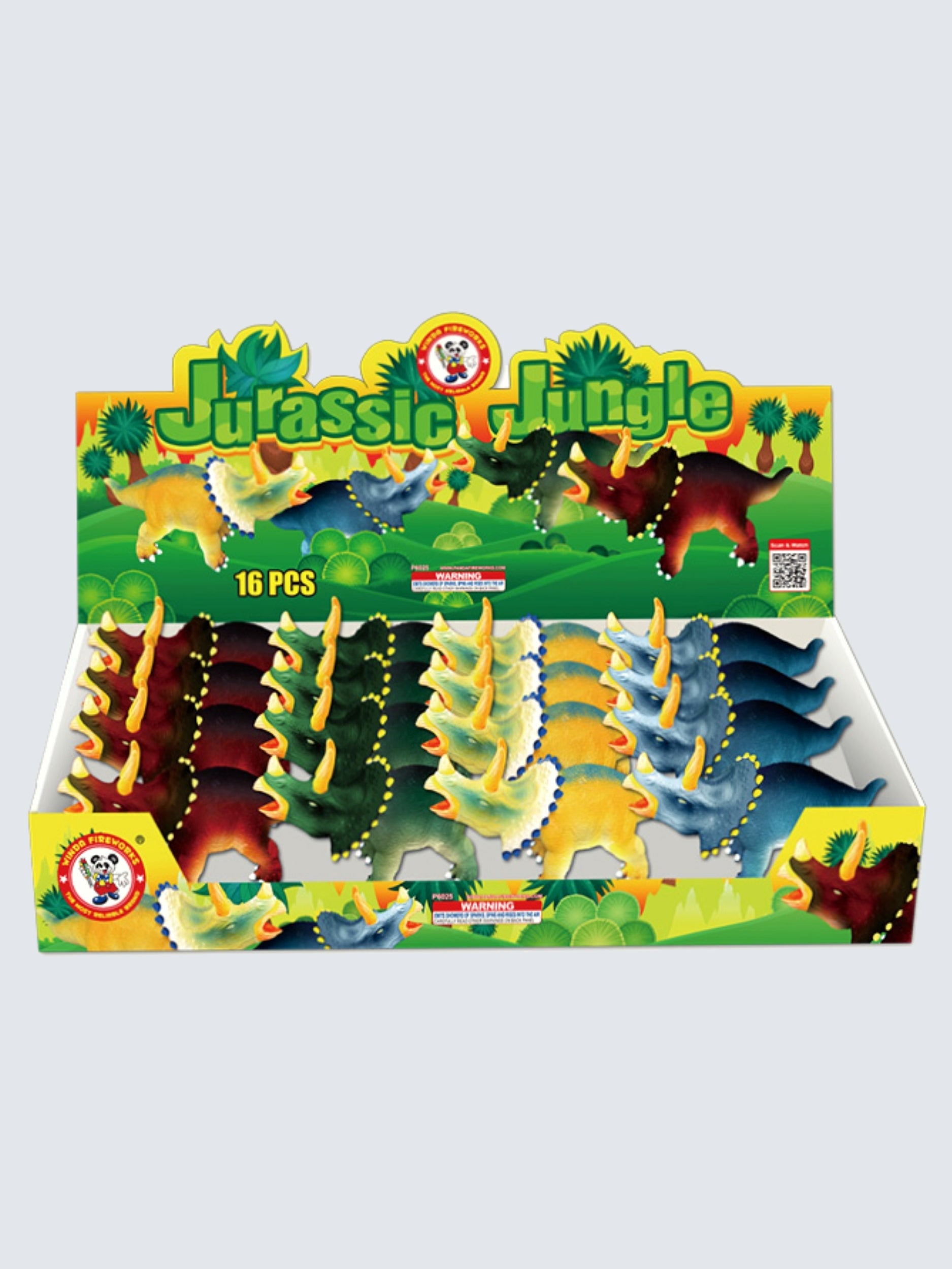 Jurassic Jungle | Toylike Plastic Dinosaur Shape Ground Novelty by Winda Fireworks -Shop Online for Large Novelty at Elite Fireworks!