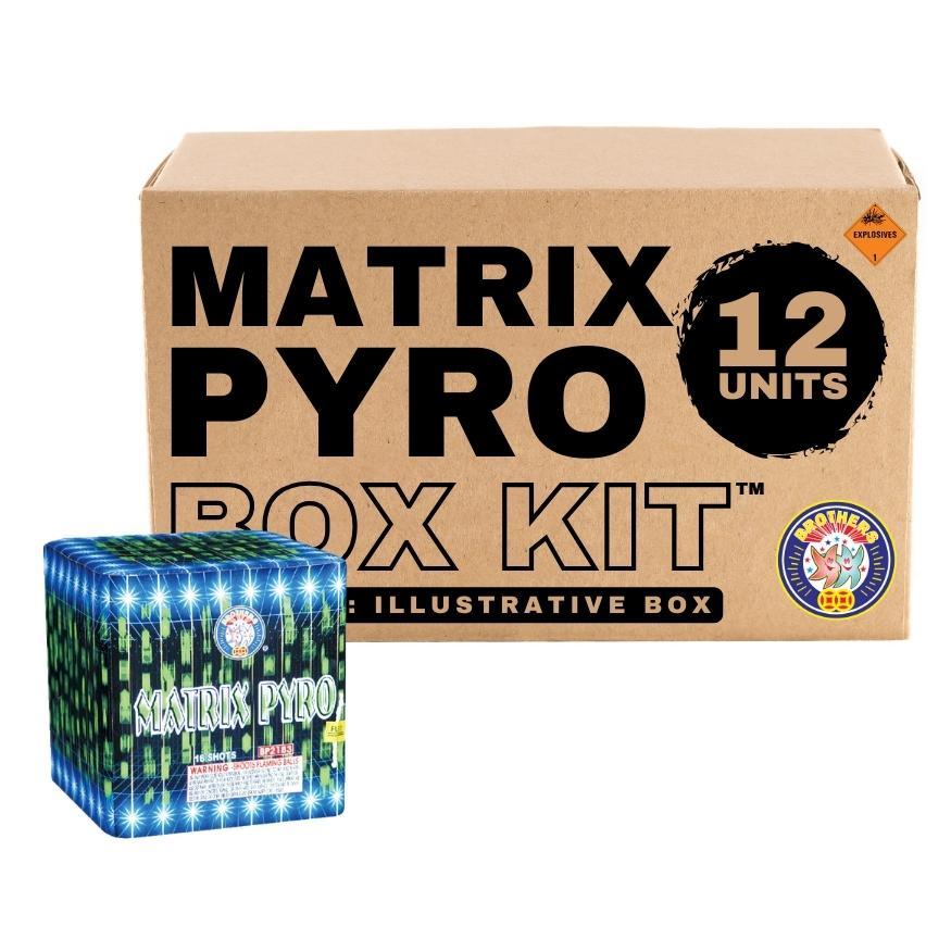Matrix Pyro | 16 Shot Aerial Repeater by Brothers Pyrotechnics -Shop Online for Standard Cake at Elite Fireworks!