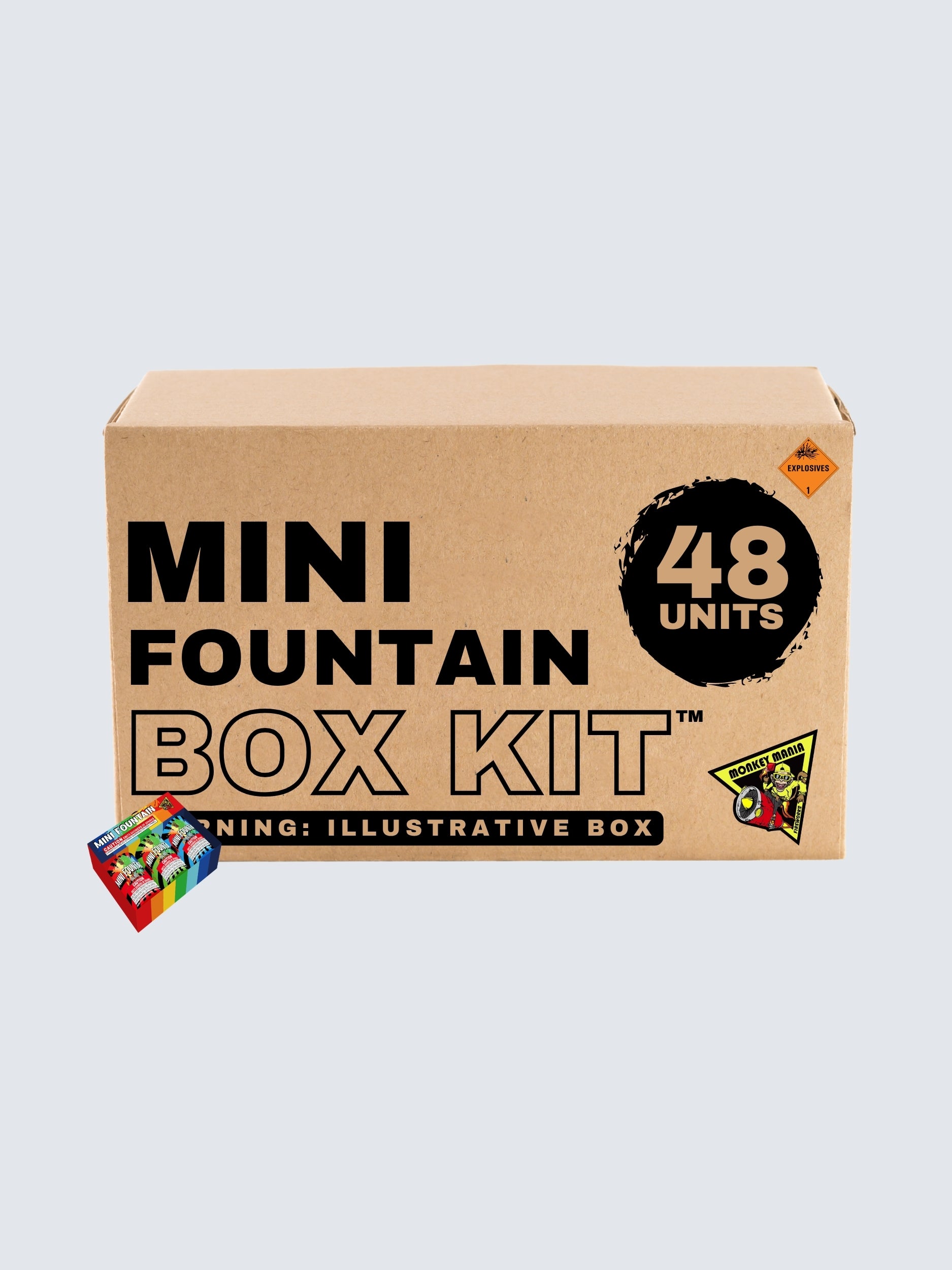 Mini Fountain | Minimal Cleanup Noisemaker by Monkey Mania -Shop Online for Cracker Salute™ at Elite Fireworks!