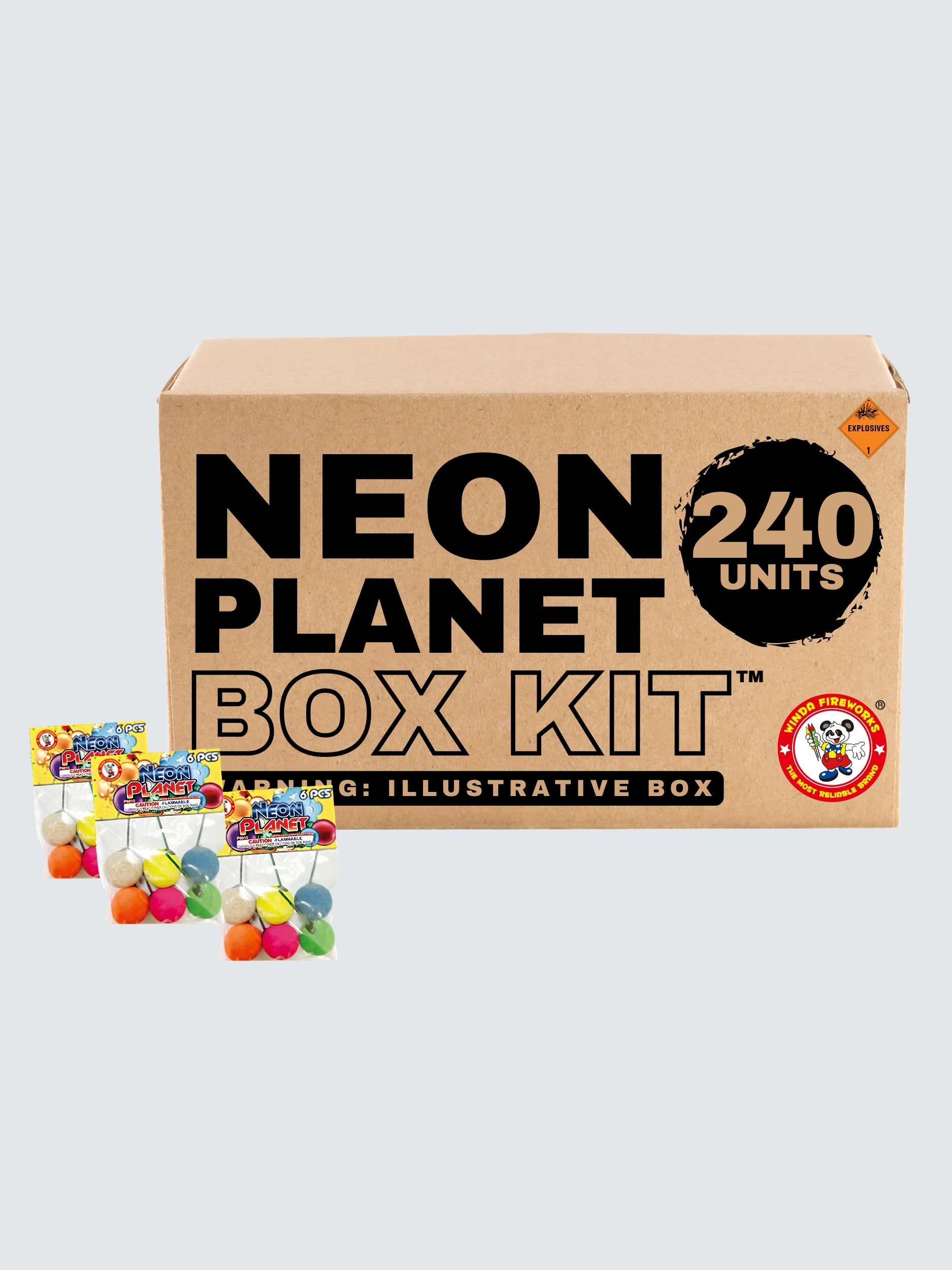 Neon Planet | Six Color Assorted Smoke Gadget by Winda Fireworks -Shop Online for Standard Smoke Bomb at Elite Fireworks!