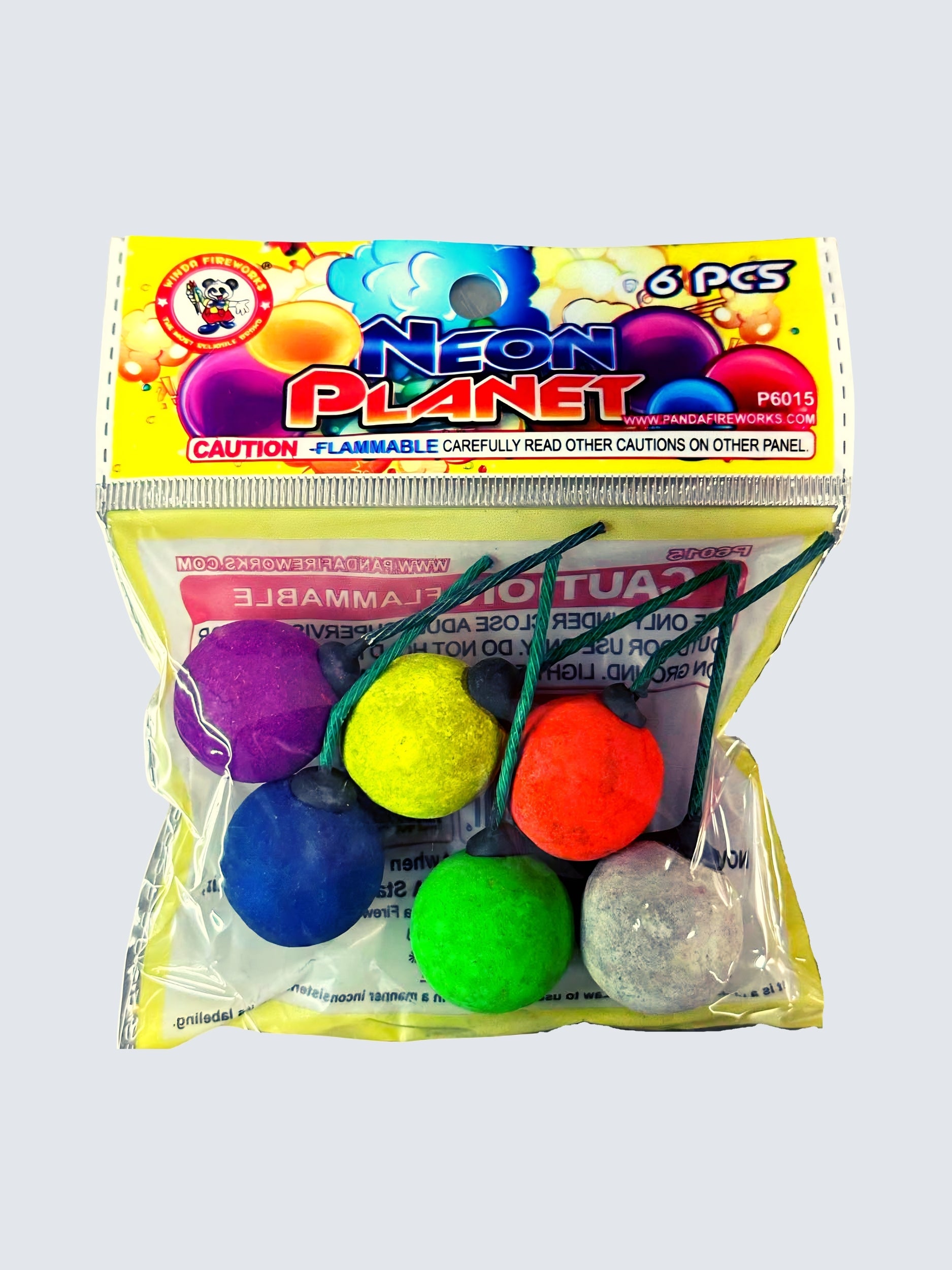 Neon Planet | Six Color Assorted Smoke Gadget by Winda Fireworks -Shop Online for Standard Smoke Bomb at Elite Fireworks!