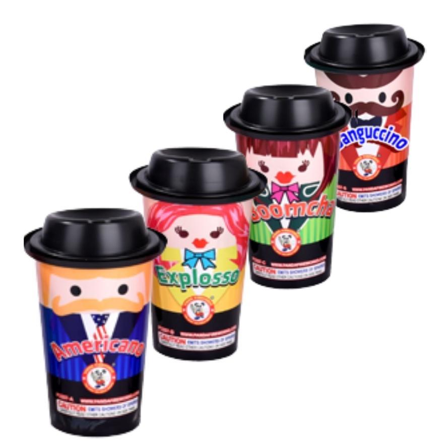 Pyro Blends | Americano - Banguccino - Boomcha - Explosso Fountain Spurs™ by Winda Fireworks -Shop Online for Standard Fountain at Elite Fireworks!