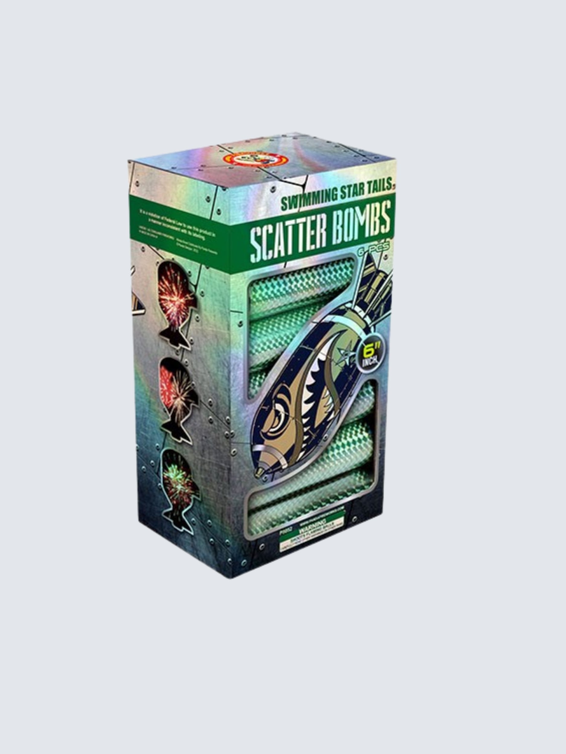 Scatter Bombs | 6 Break Artillery Shell by Winda Fireworks -Shop Online for XX-tra Large Canister Kit™ at Elite Fireworks!