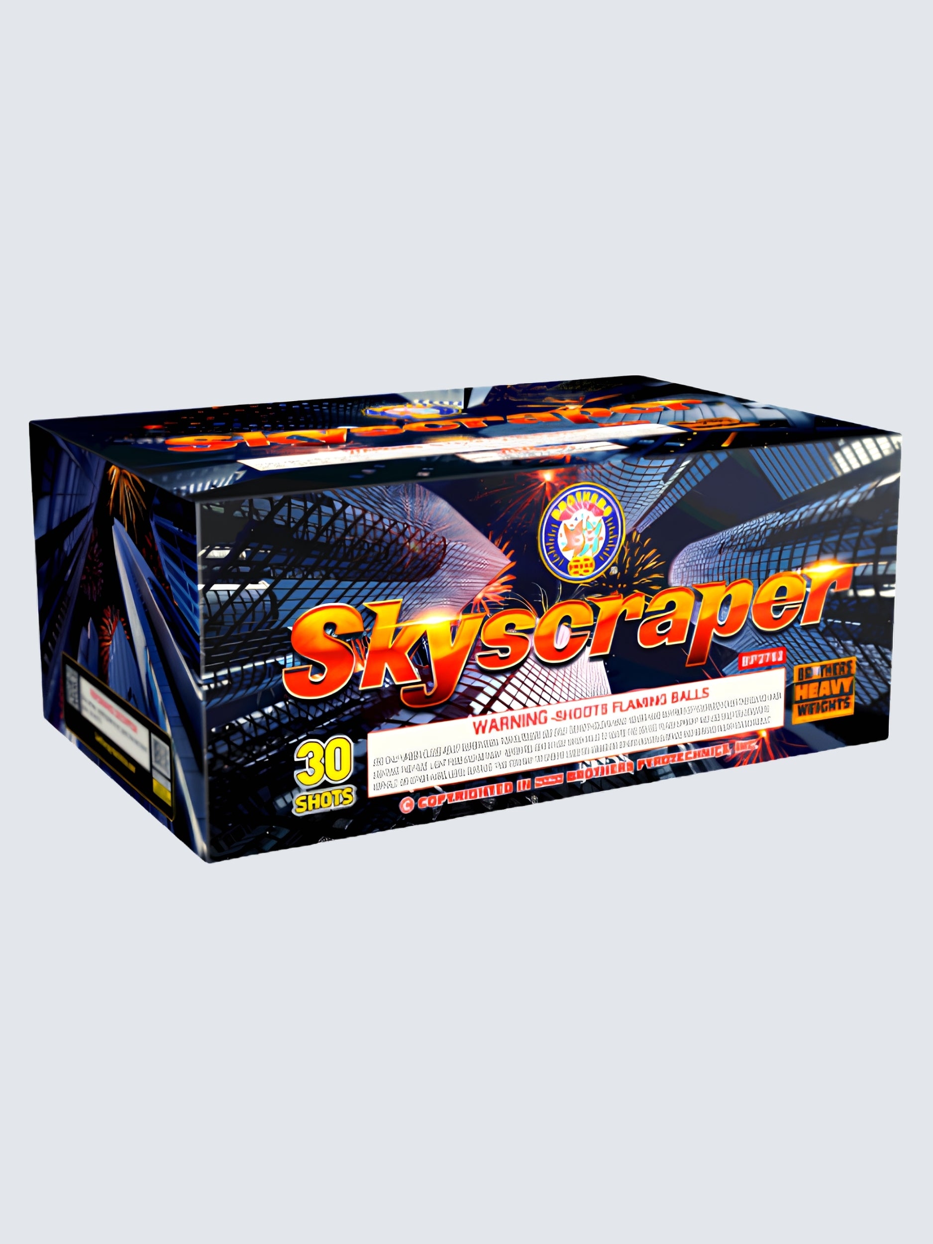 Skyscraper | 30 Shot Aerial Repeater by Brothers Pyrotechnics -Shop Online for X-tra Large Cake™ at Elite Fireworks!