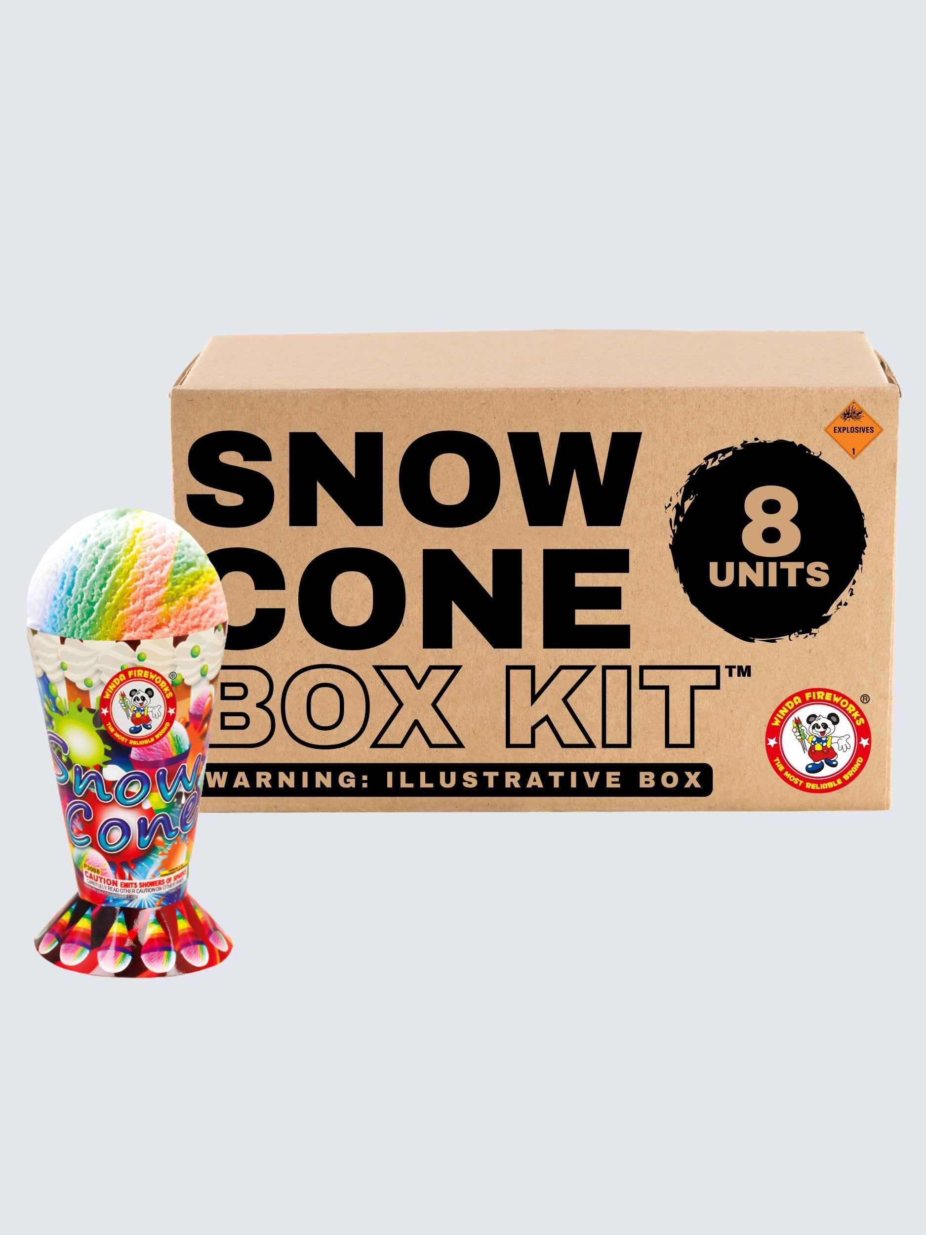 Snow Cone | X-tra Large™ Shower Fountain Spur™ by Winda Fireworks -Shop Online for X-tra Large Fountain™ at Elite Fireworks!