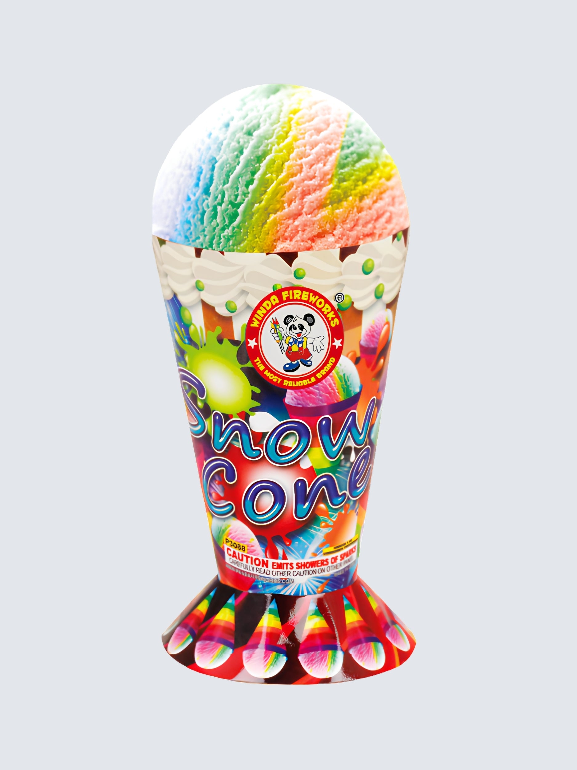 Snow Cone | X-tra Large™ Shower Fountain Spur™ by Winda Fireworks -Shop Online for X-tra Large Fountain™ at Elite Fireworks!