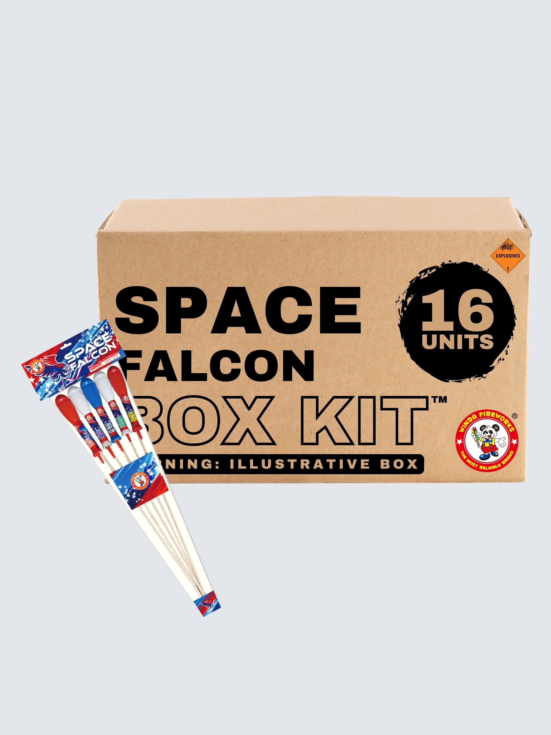 Space Falcon | 36" Rocket Projectile by Winda Fireworks -Shop Online for X-tra Large Rocket™ at Elite Fireworks!