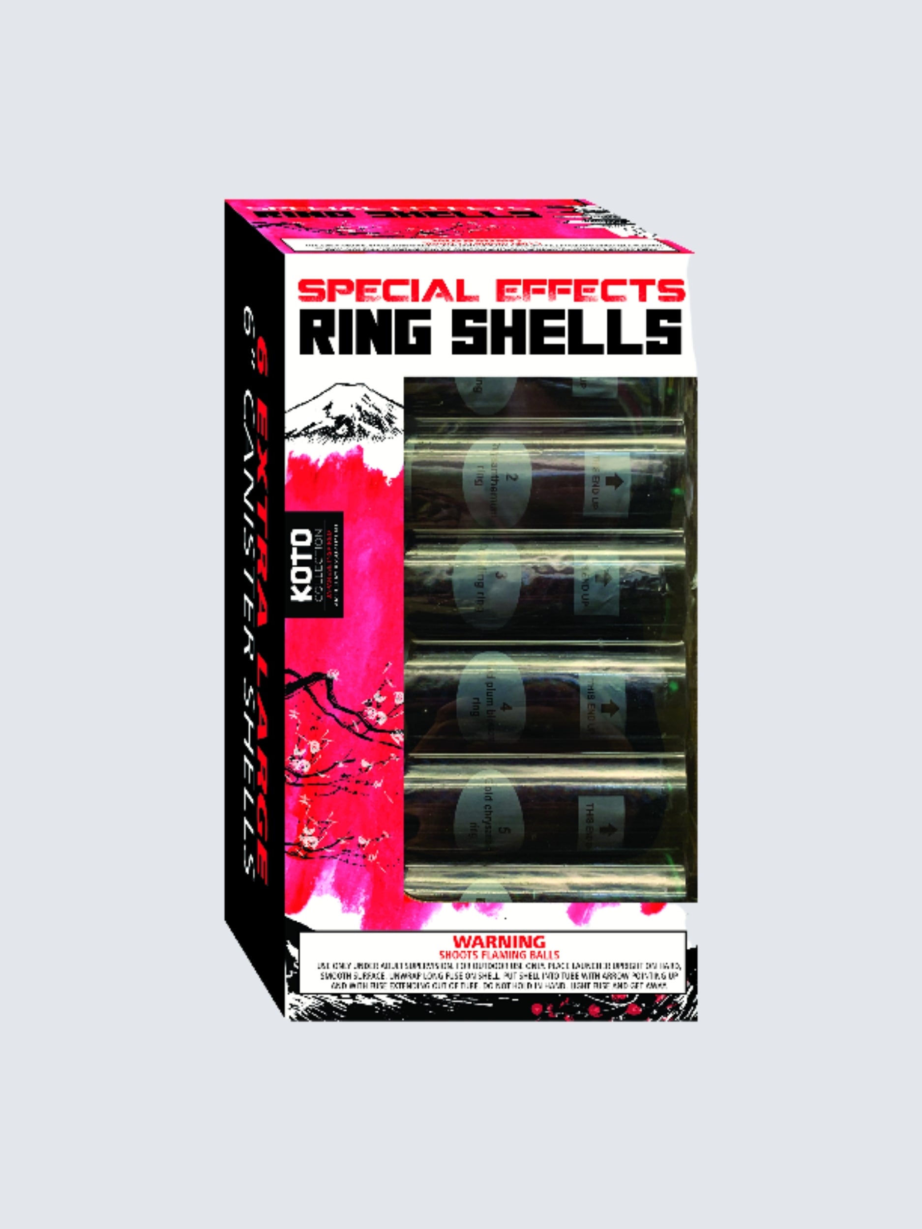 Special Effects Ring Shells | 6 Break Artillery Shell by Fox Fireworks -Shop Online for XX-tra Large Canister Kit™ at Elite Fireworks!