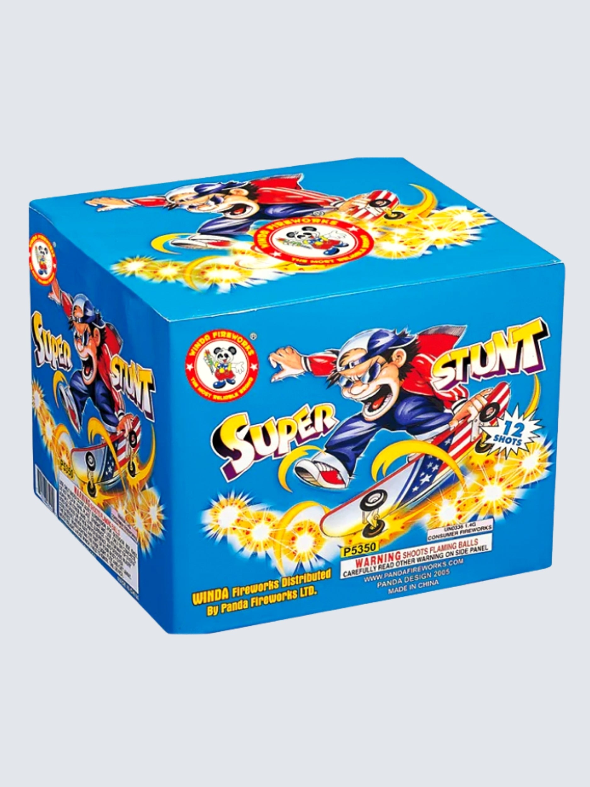 Super Stunt | 12 Shot Aerial Repeater by Winda Fireworks -Shop Online for NOAB Cake at Elite Fireworks!