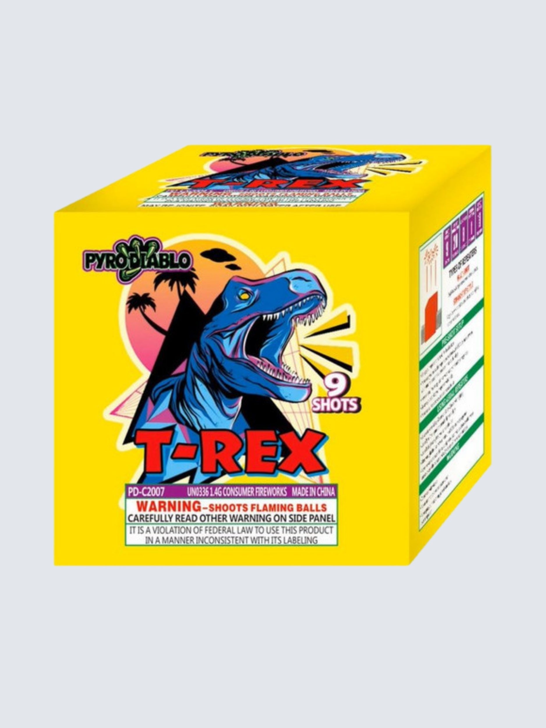 T-Rex | 9 Shot Aerial Repeater by Pyro Diablo -Shop Online for Standard Cake at Elite Fireworks!