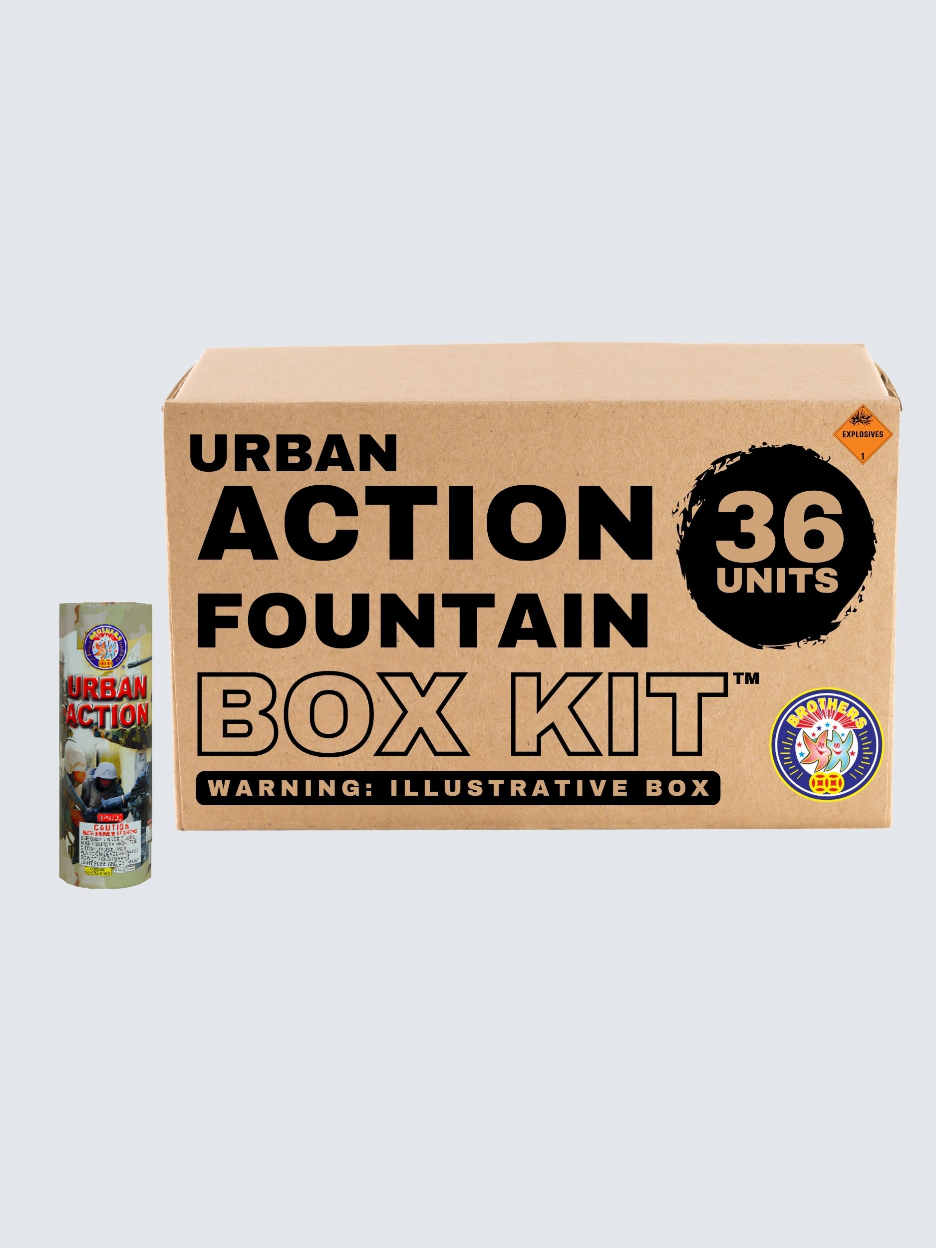 Urban Action | Standard Shower Fountain Spur™ by Brothers Pyrotechnics -Shop Online for Standard Fountain at Elite Fireworks!