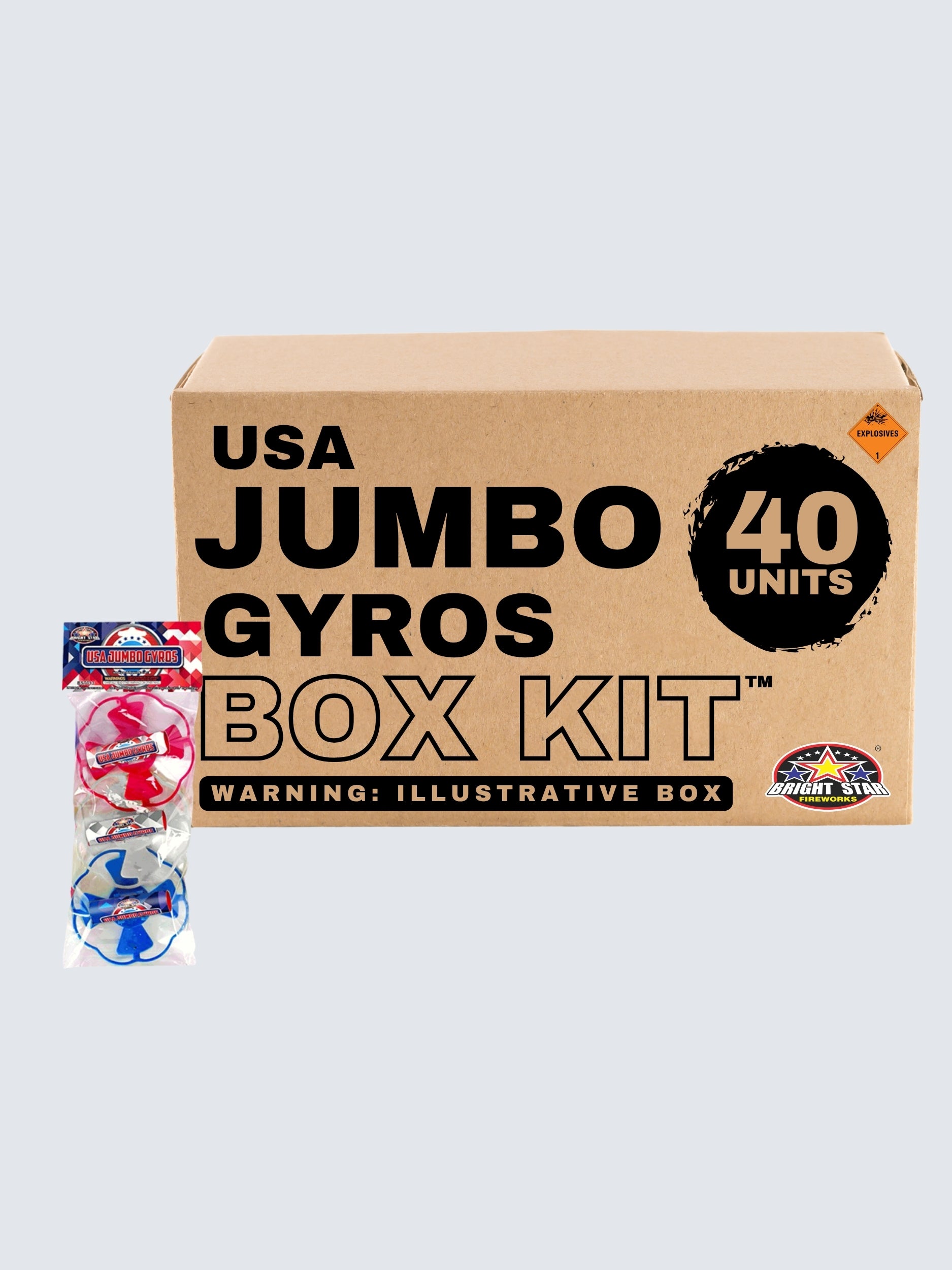 USA Jumbo Gyros | Rapid Wing Aerial by Bright Star Fireworks -Shop Online for Large Wing at Elite Fireworks!