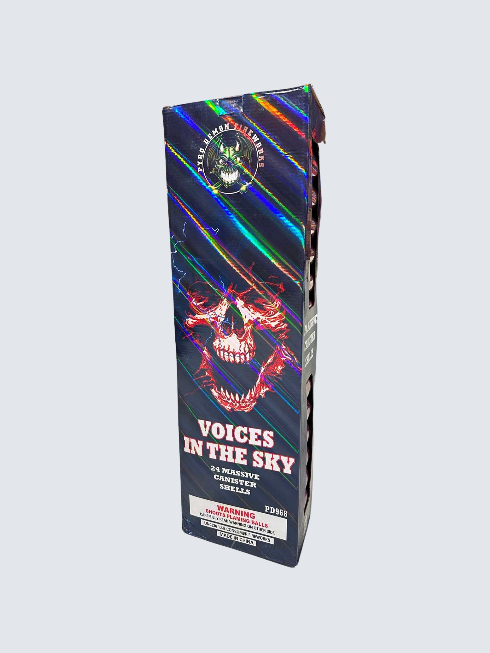 Voices In The Sky | 24 Break Artillery Shell by Pyro Demon -Shop Online for Large Canister Kit™ at Elite Fireworks!