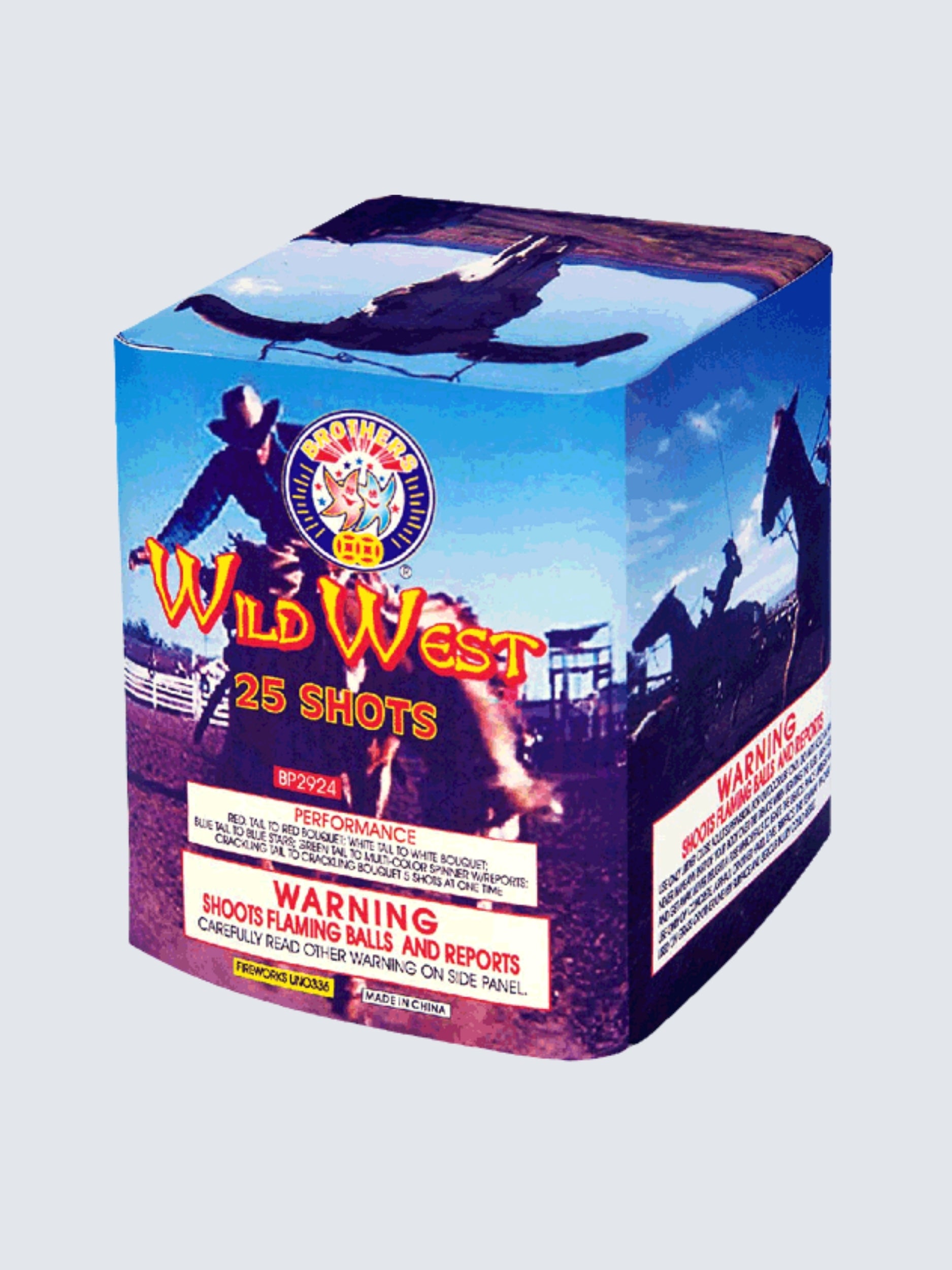 Wild West | 25 Shot Aerial Repeater by Brothers Pyrotechnics -Shop Online for Standard Cake at Elite Fireworks!