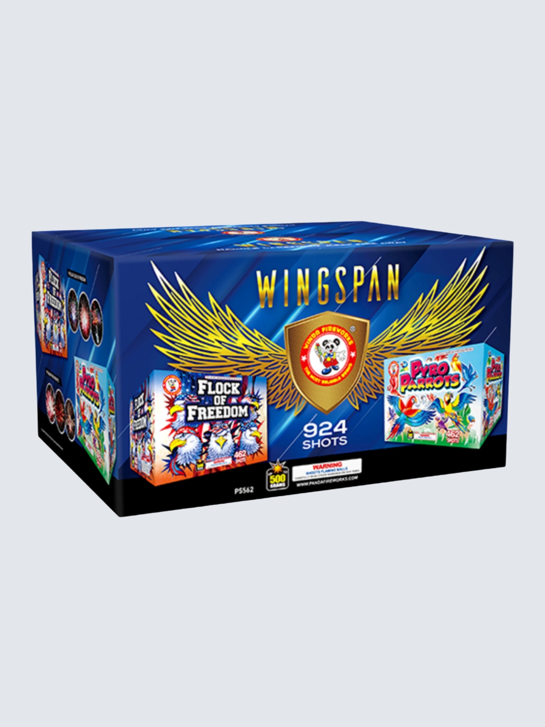 Wingspan | 1300 Shot Aerial Repeater Set by Winda Fireworks -Shop Online for Zipper Cake at Elite Fireworks!