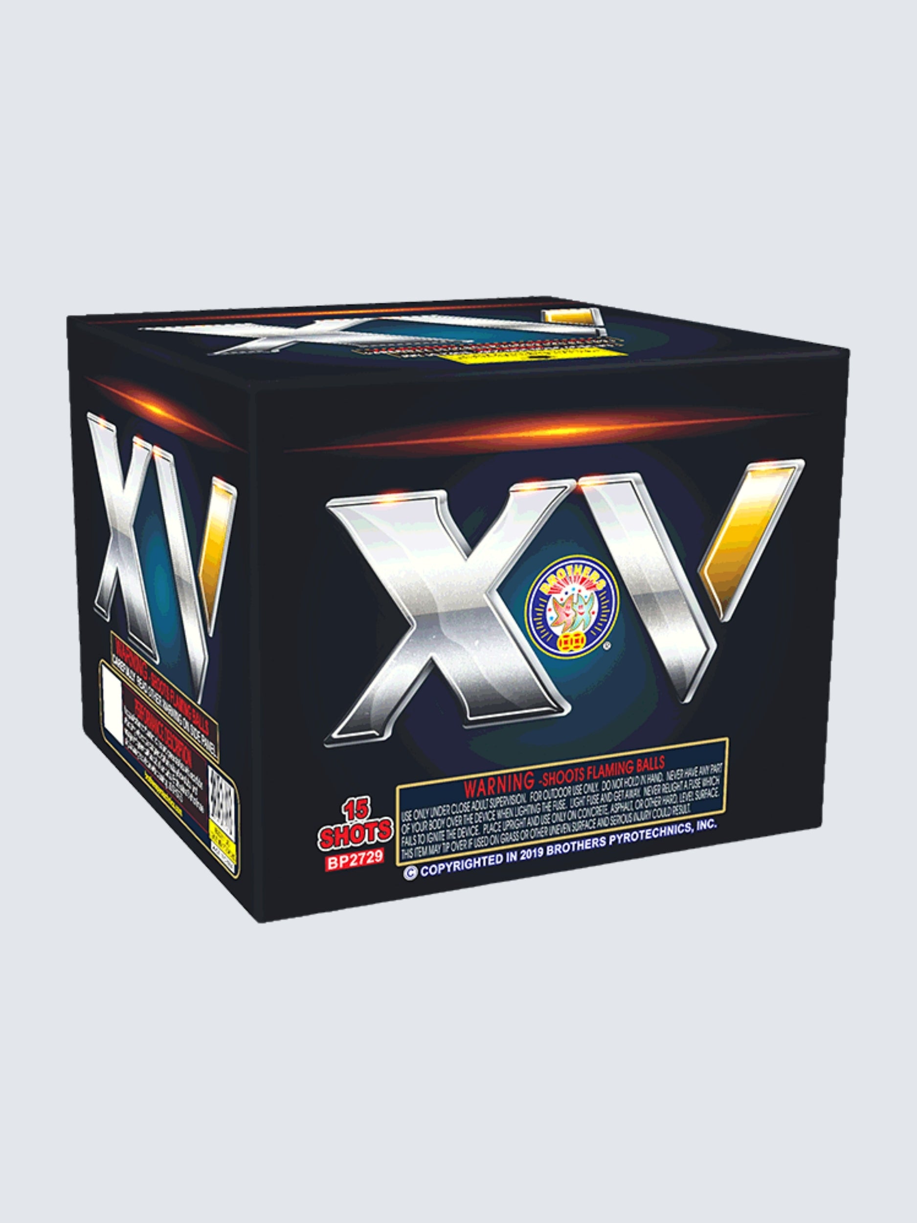XV | 15 Shot Aerial Repeater by Brothers Pyrotechnics -Shop Online for Standard Cake at Elite Fireworks!